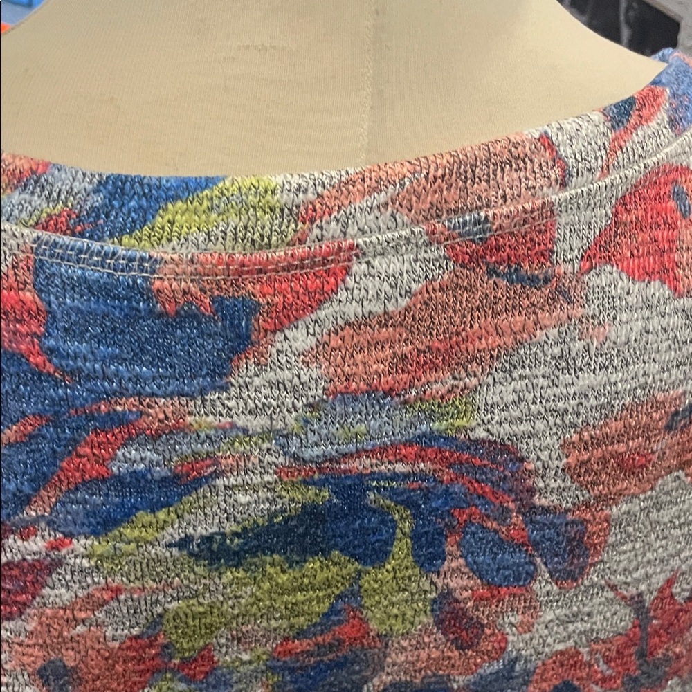 Ruby Rd. Multicolor Floral Sweatshirt - Picture 11 of 12